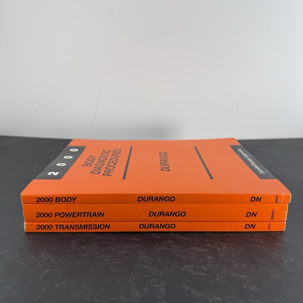 2000 Dodge Durango Genuine Factory Repair Diagnostic Procedures Manual Set of 3